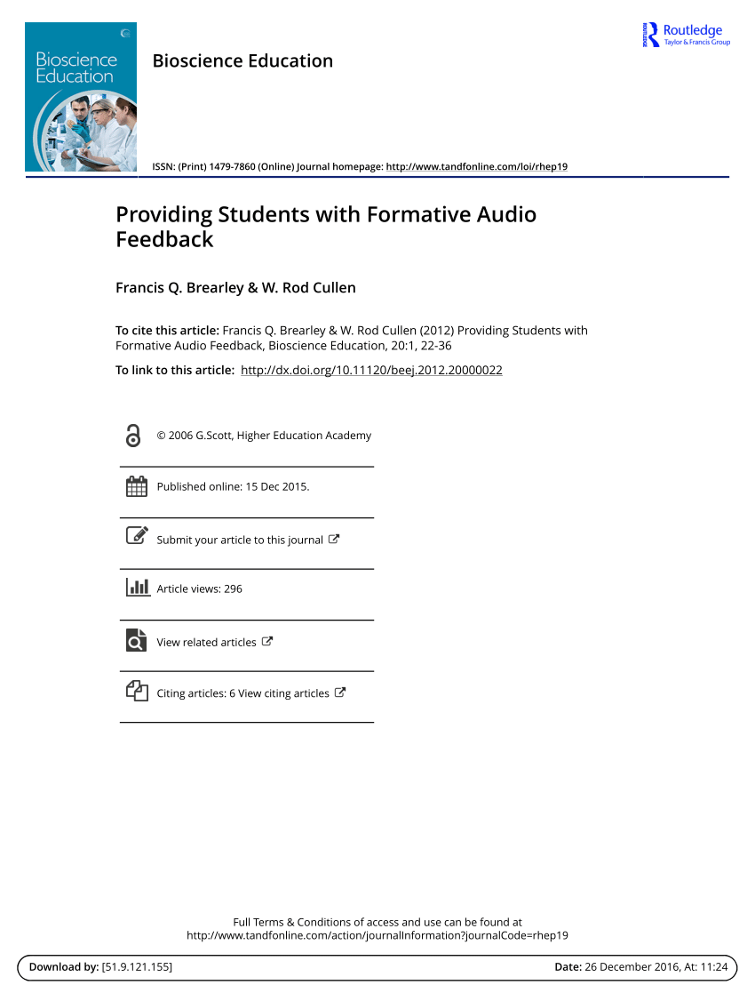 PDF " Ein Mikrofon ist mächtiger als ein Rotstift " Effektives Audiofeedback in virtuellen Lernumgebungen Akzeptanz und Verwendung