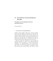 Theorien Des Journalismus Ein Diskursives Handbuch - 