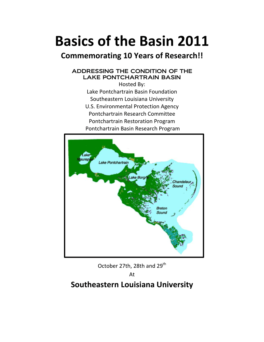 PDF) Basics of the Basin 2011