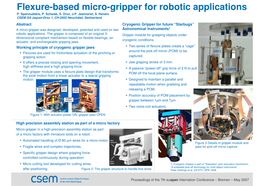 (PDF) Flexure-based micro-gripper for robotic applications