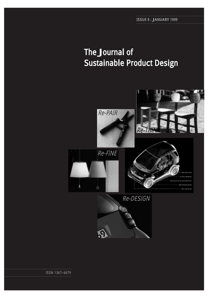 PDF) Creating an economic infrastructure for sustainable product design