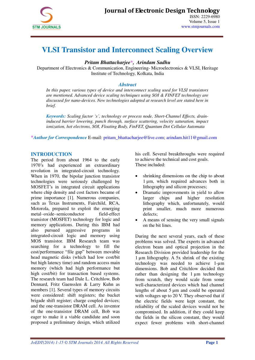 research paper on vlsi pdf