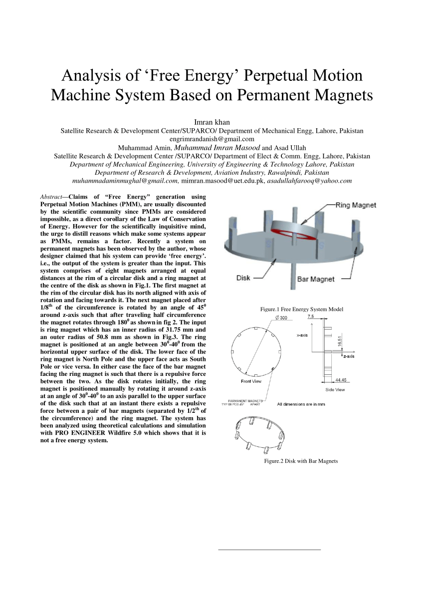 thermodynamics - Perpetual motion machine with magnets - Physics