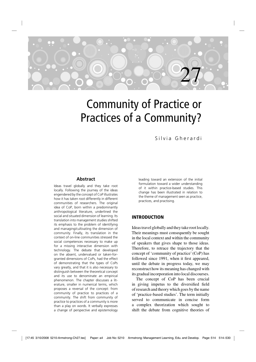 Journal of Community Practice