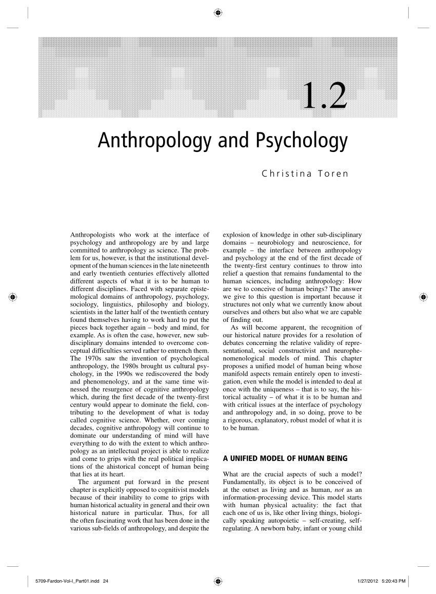 anthropology thesis pdf