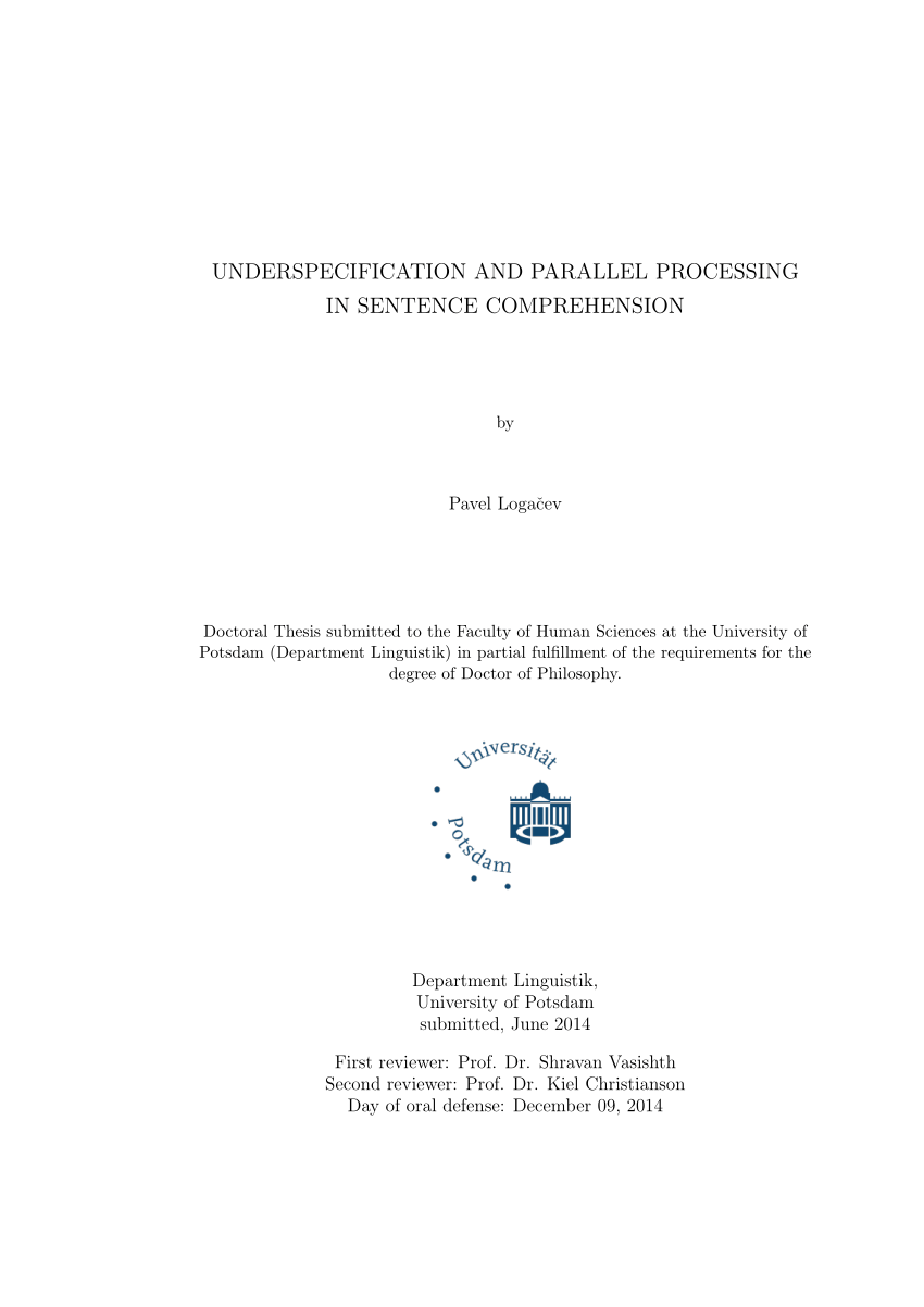 Phd thesis on parallel computing