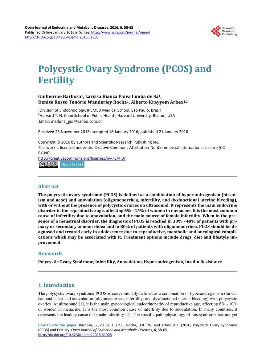 pcos research articles 2021
