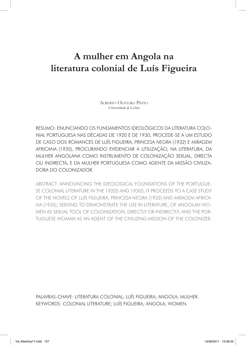 PDF) A MULHER EM ANGOLA NA LITERATURA COLONIAL DE LUÍS FIGUEIRA foto