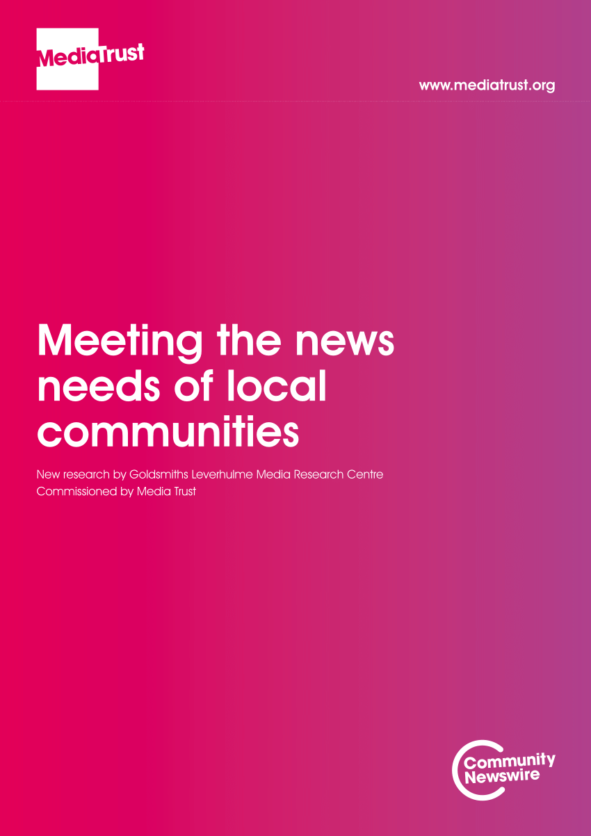 PDF) The Lure of the Local: 'News' Definitions in Community