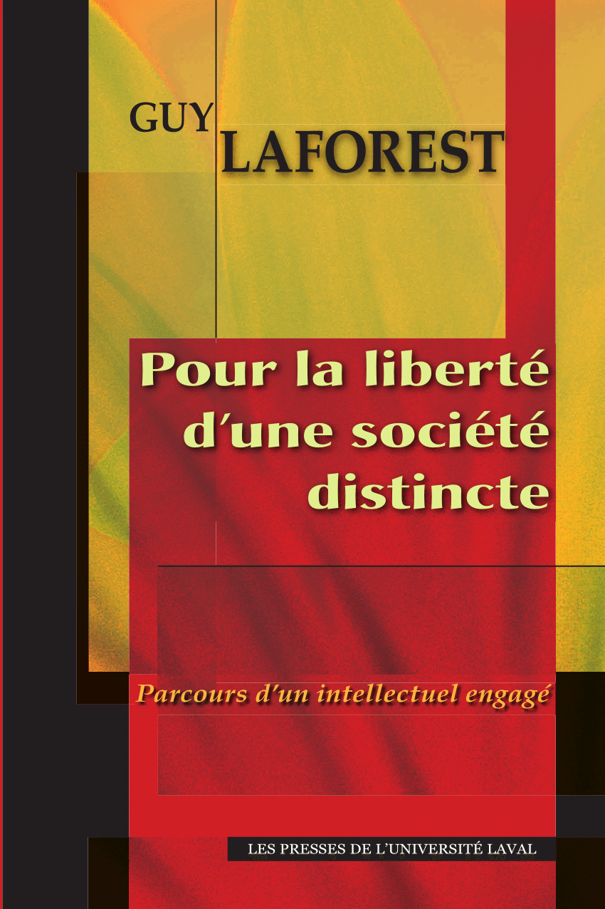PDF) Pour la liberté d'une société distincte. Parcours d'un