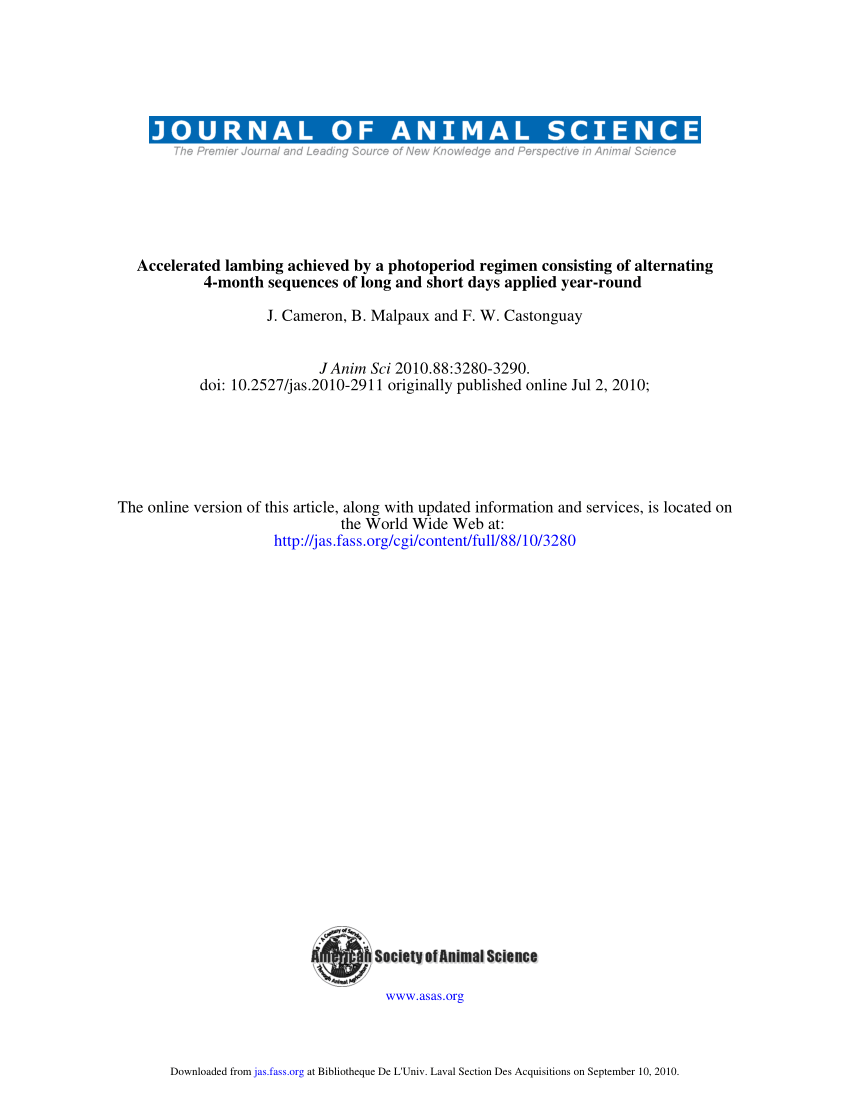 Effects Of Hormone Treatment On Mean Se Ewe Fertility El And Download Table