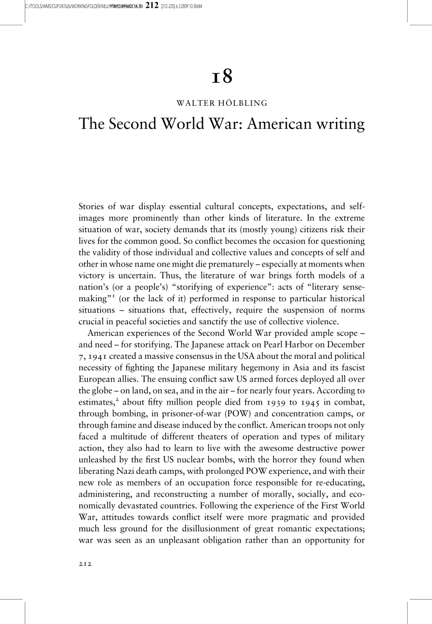 world war 2 short essay