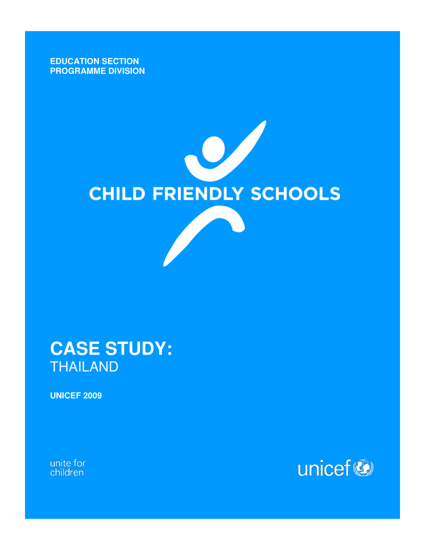PDF) UNICEF's Child-Friendly Schools Case Study: Thailand