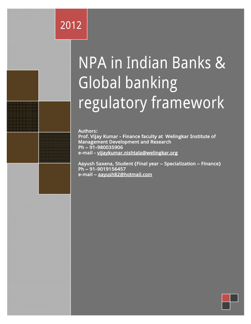research paper on npa of banks 2022