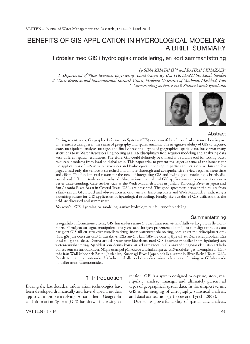 area, streamflow and flood retarding structure characteristics for 