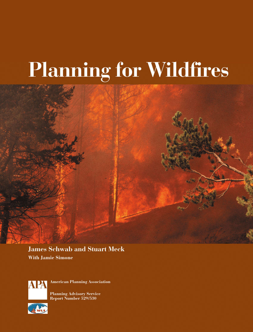 Pdf Planning For Wildfires