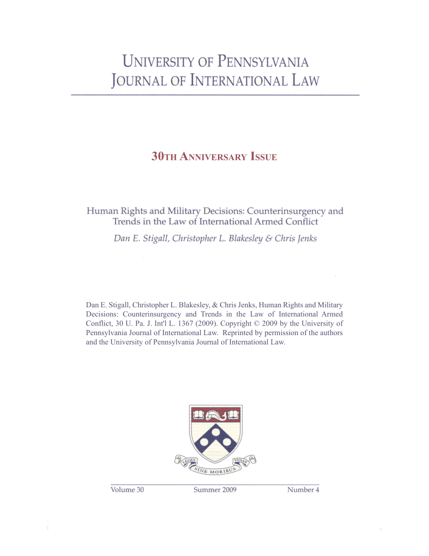 journal of armed conflict law