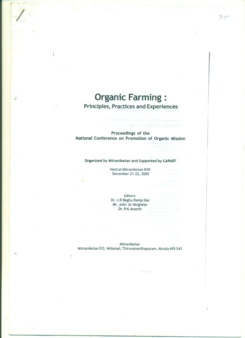 Organic Farming Case Study