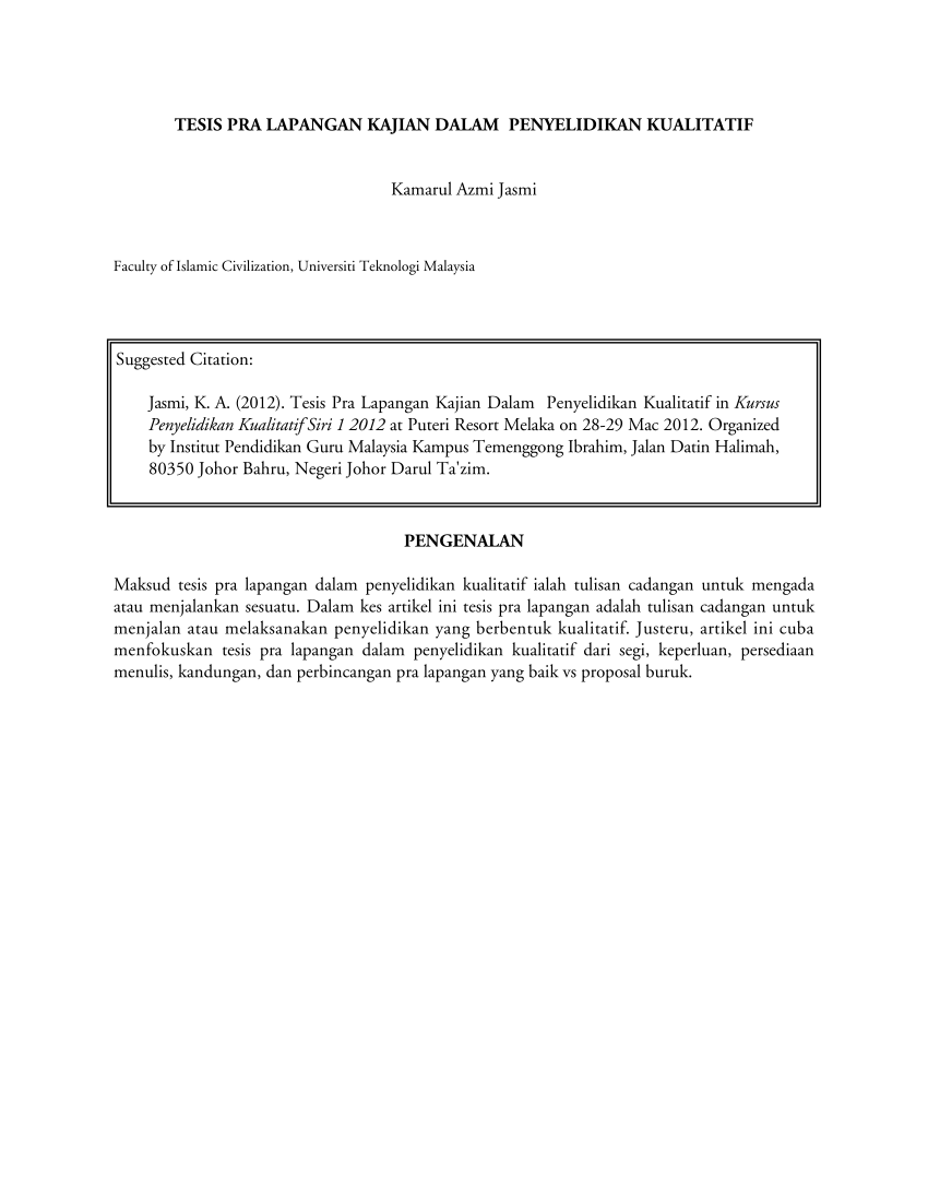 contoh powerpoint proposal kualitatif pdf to word