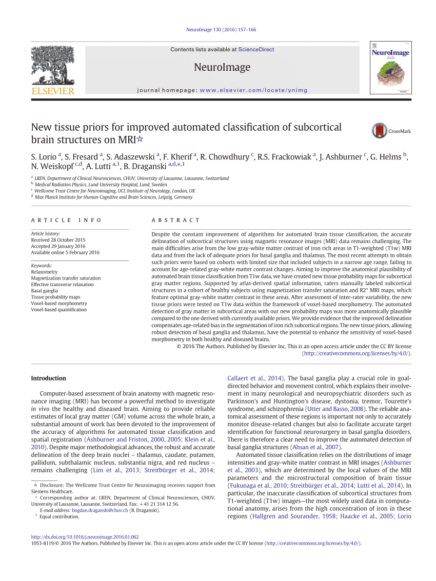 PDF) New tissue priors for improved automated classification of 