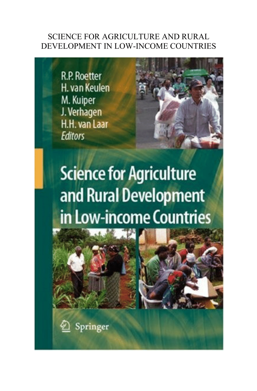 research topics in agriculture and rural development pdf
