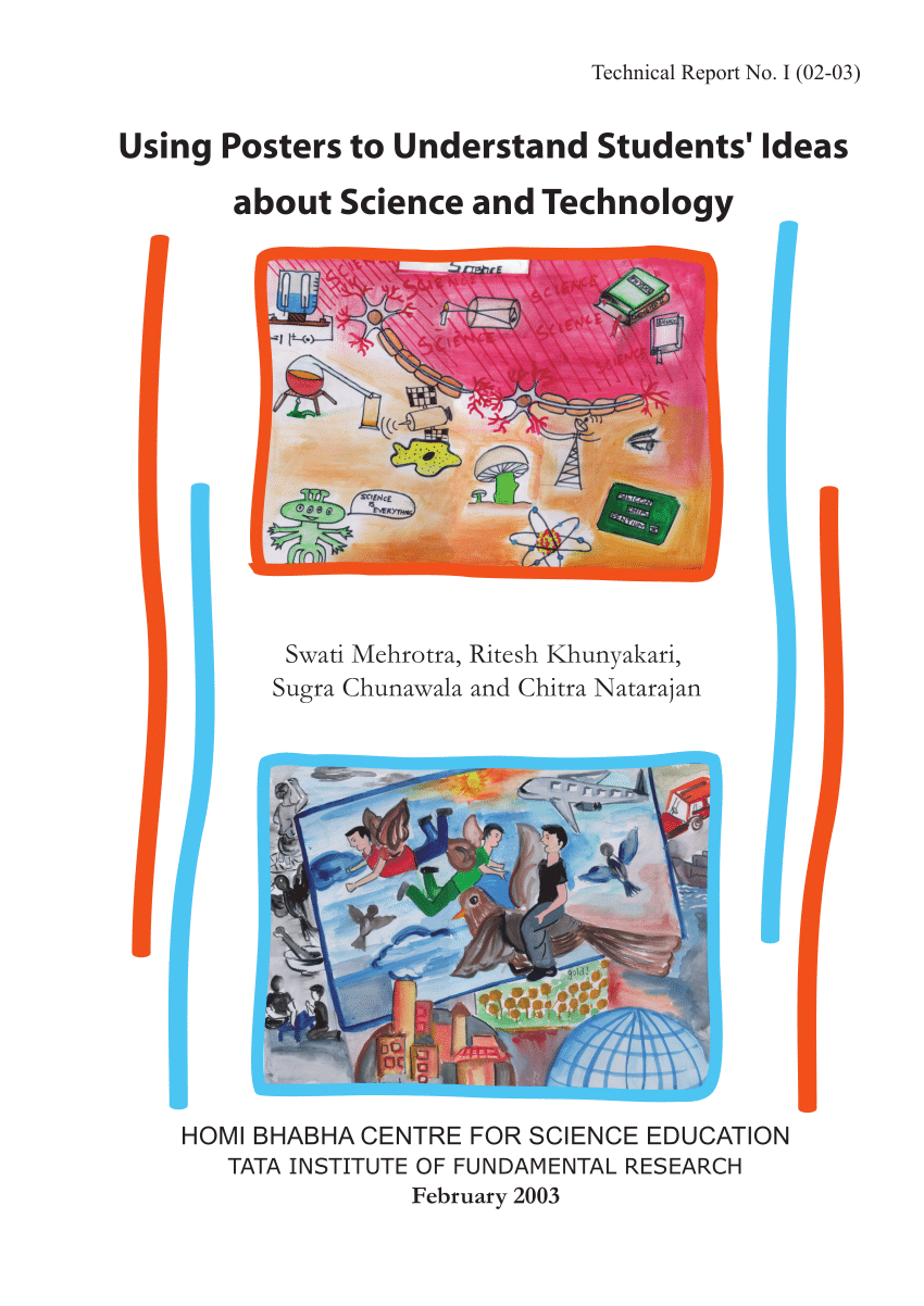 Pdf Using Posters To Understand Students Ideas About Science And Technology
