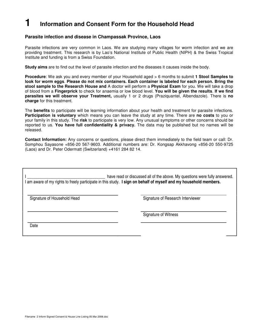 Pdf Informed Consent Form 