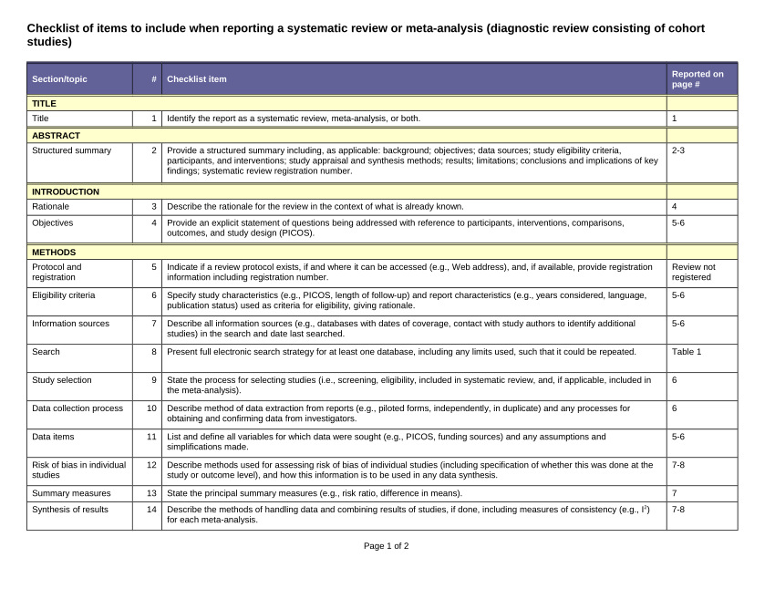 (PDF) Checklist S1