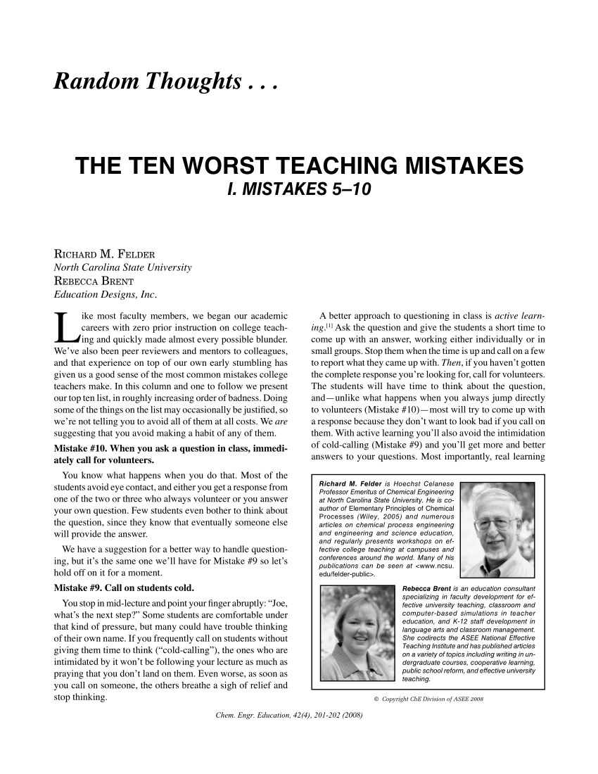 Mistakes and regrets - Gallery Teachers