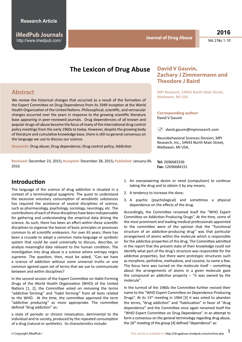 thesis on drug abuse pdf