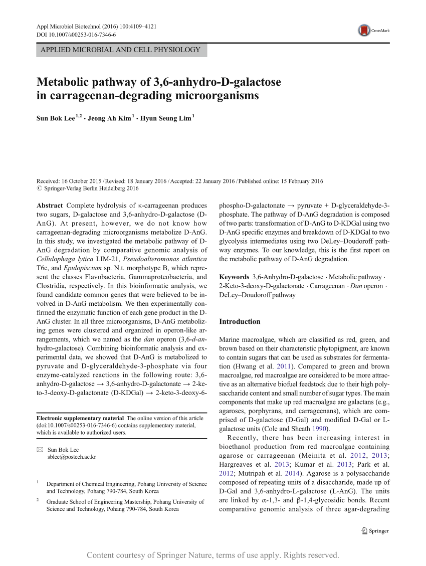 Insights into the κ/ι-carrageenan metabolism pathway of some