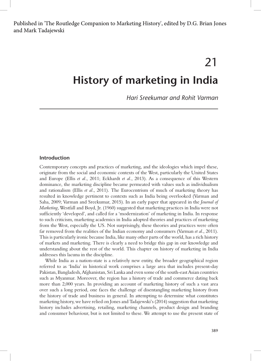 marketing research examples in india