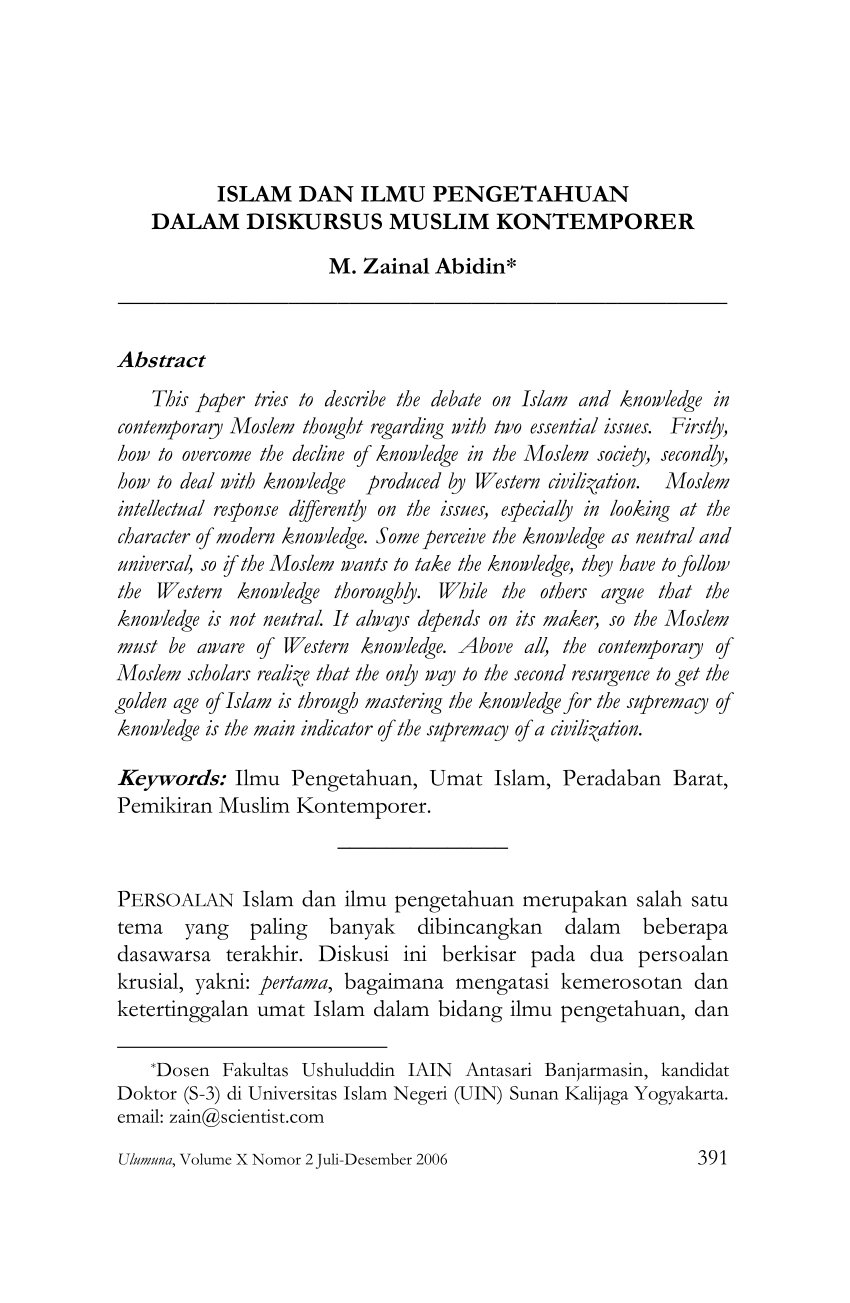buku islam dan ilmu pengetahuan pdf