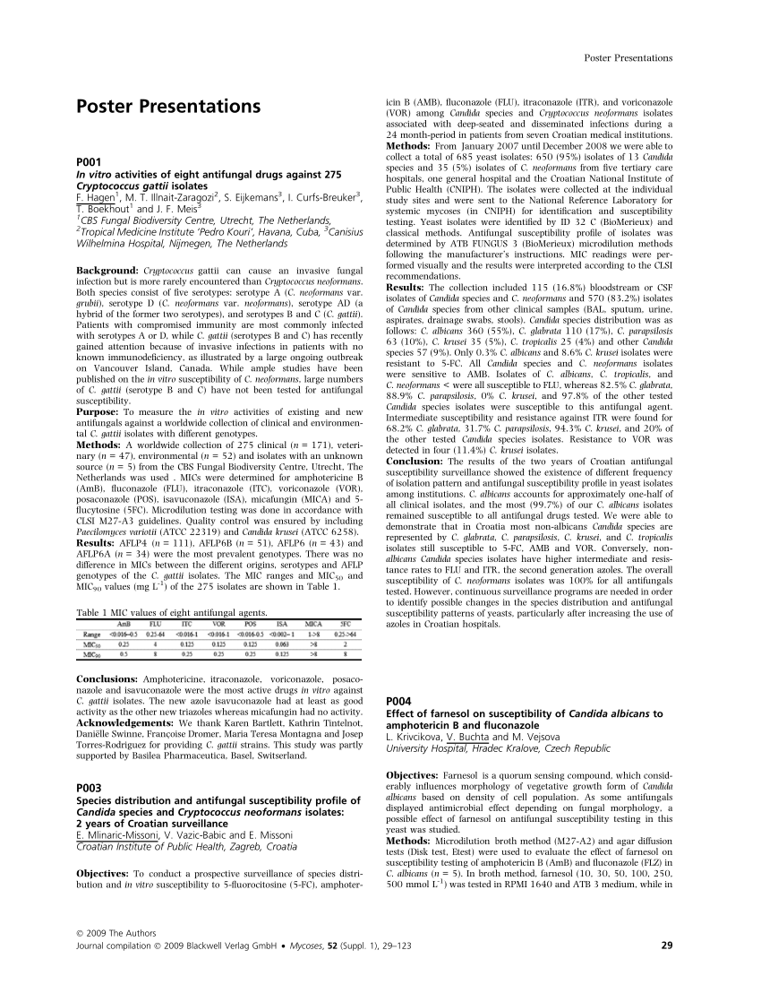 PDF) Sporothrix schenckii - clinical laboratory case