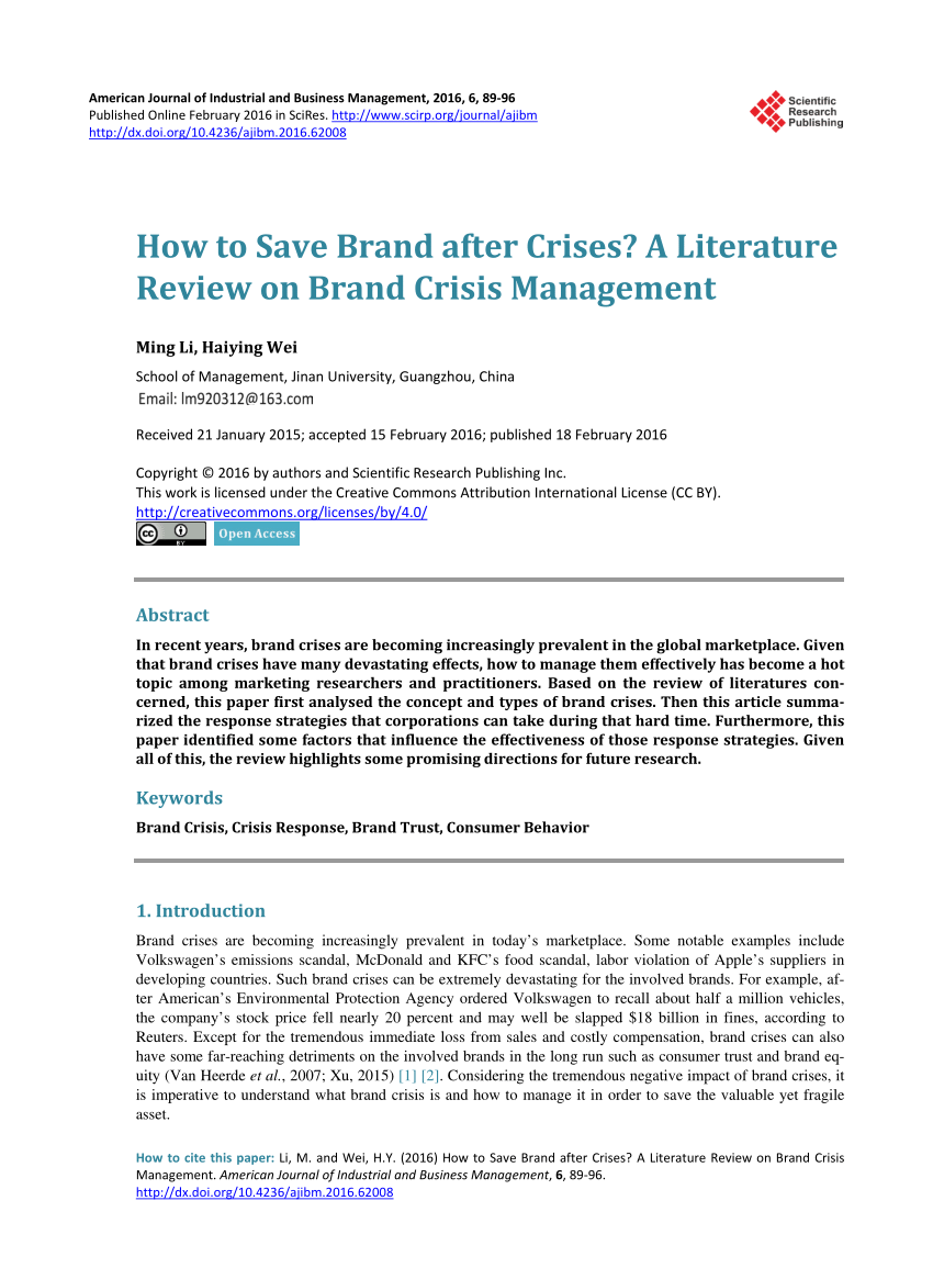 literature review on brand awareness