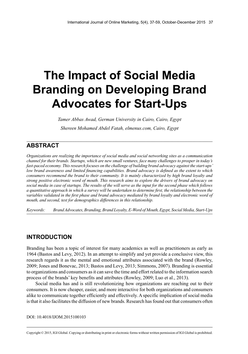 thesis on branding pdf