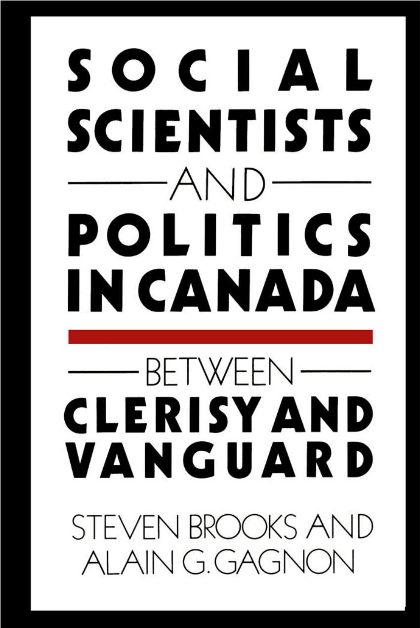 Pdf Social Scientists And Politics In Canada - 