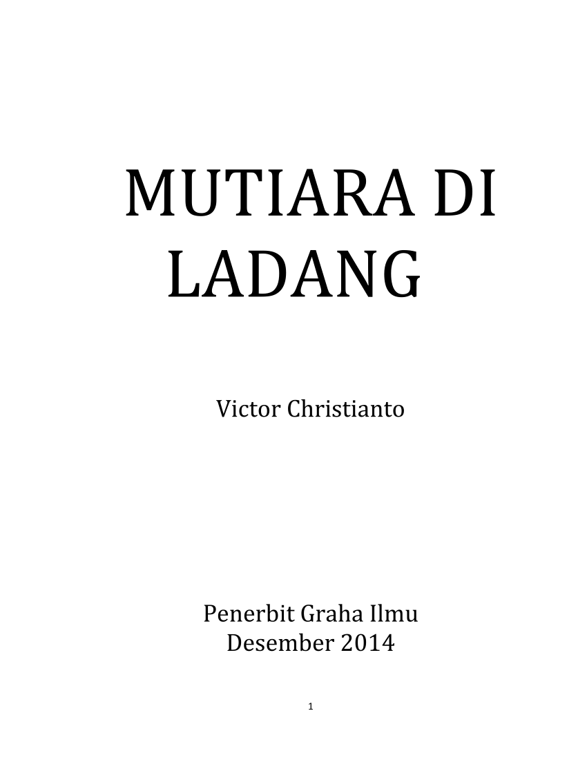 PDF Mutiara Di Ladang Spiritual Book