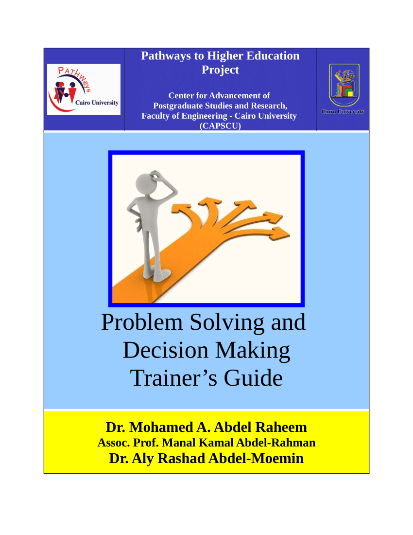 training module on problem solving and decision making