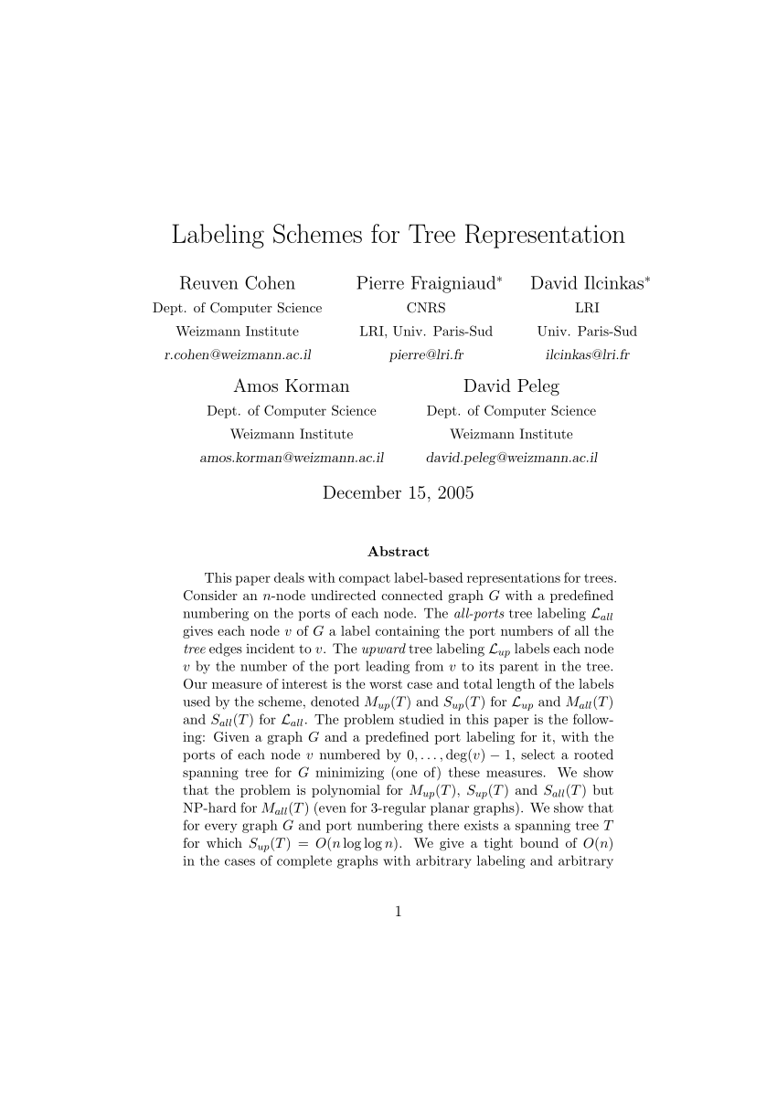 pdf-labeling-schemes-for-tree-representation