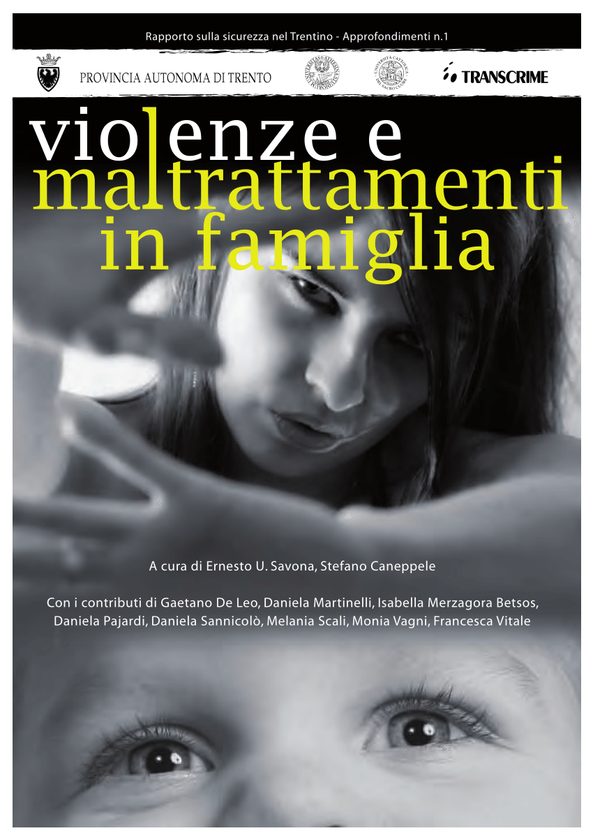 Pdf Violenze E Maltrattamenti In Famiglia