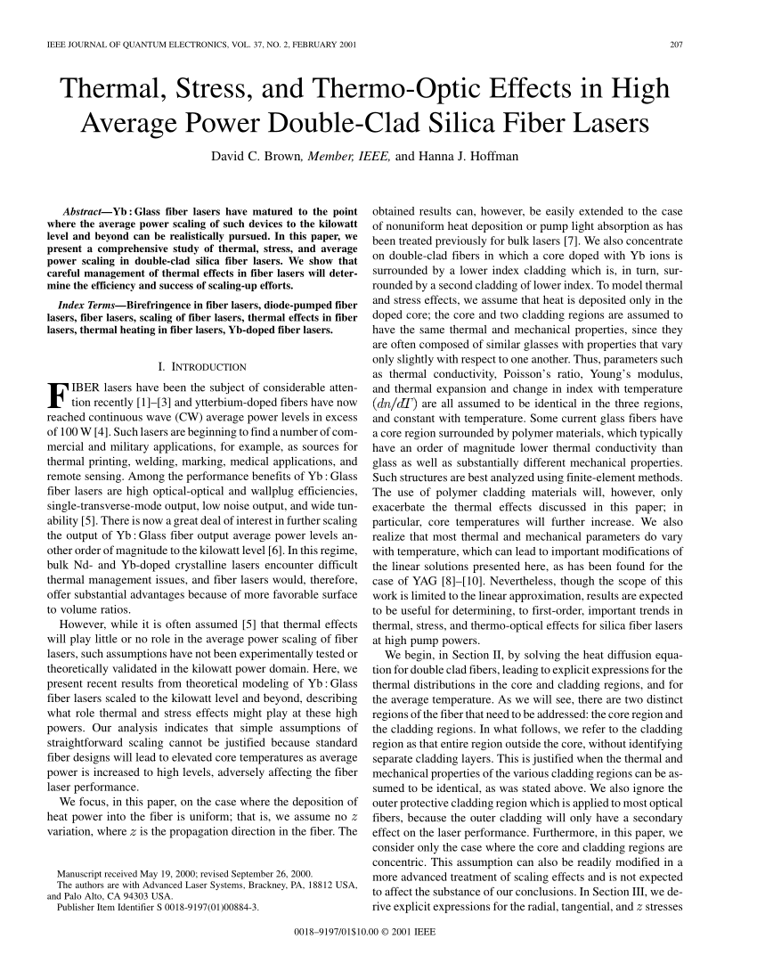 High Power Composite Cavity Fiber Laser Oscillator At 1120 Nm Sciencedirect