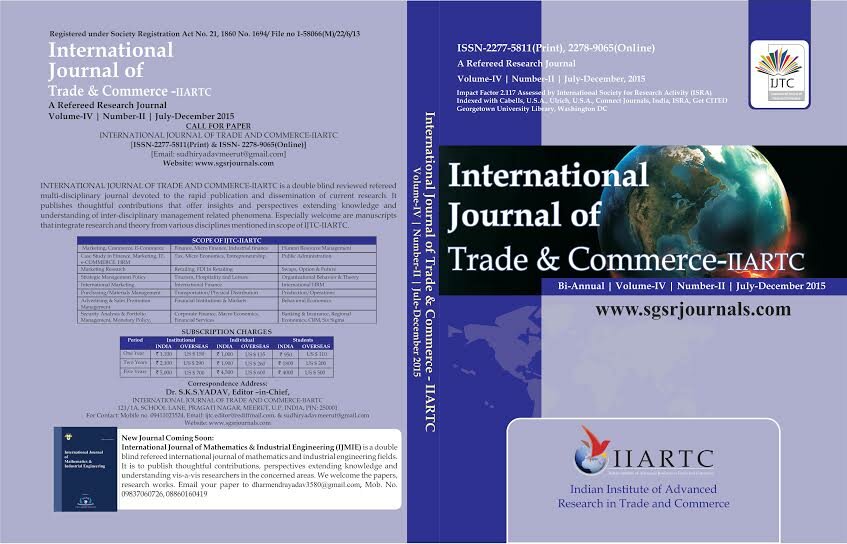 International trade journal pdf