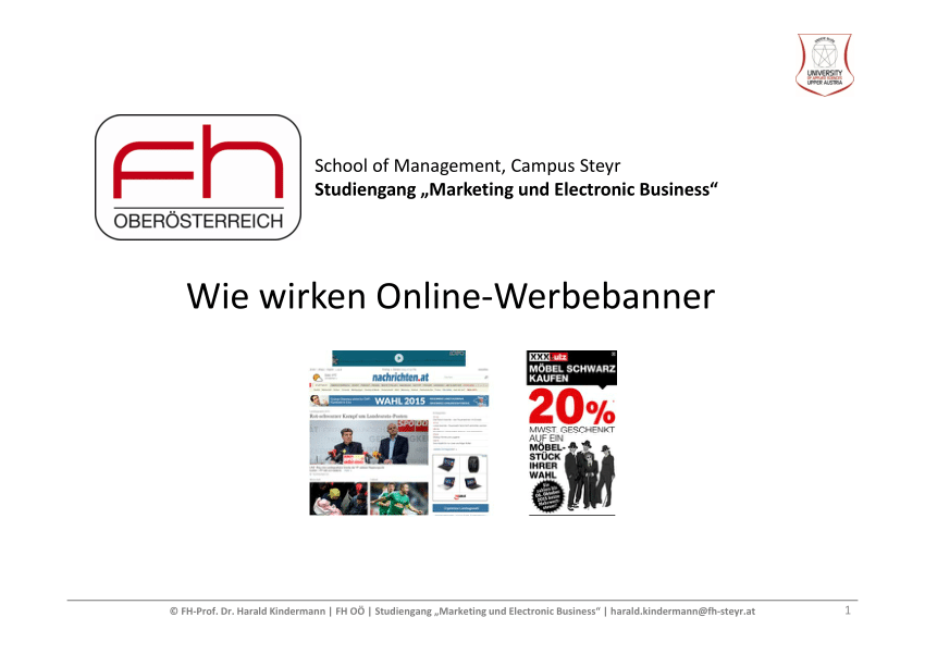 Pdf Wie Online Banner Wirken