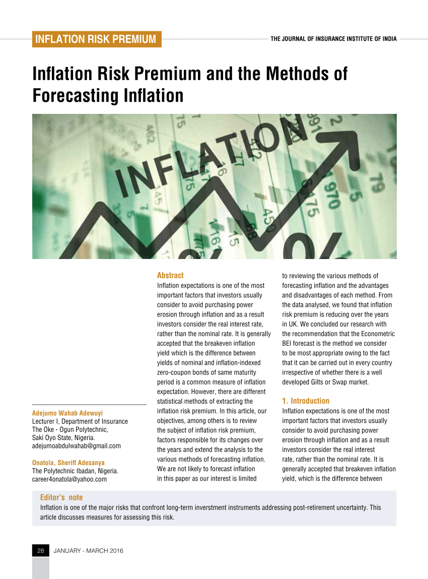 hypothesis in research about inflation