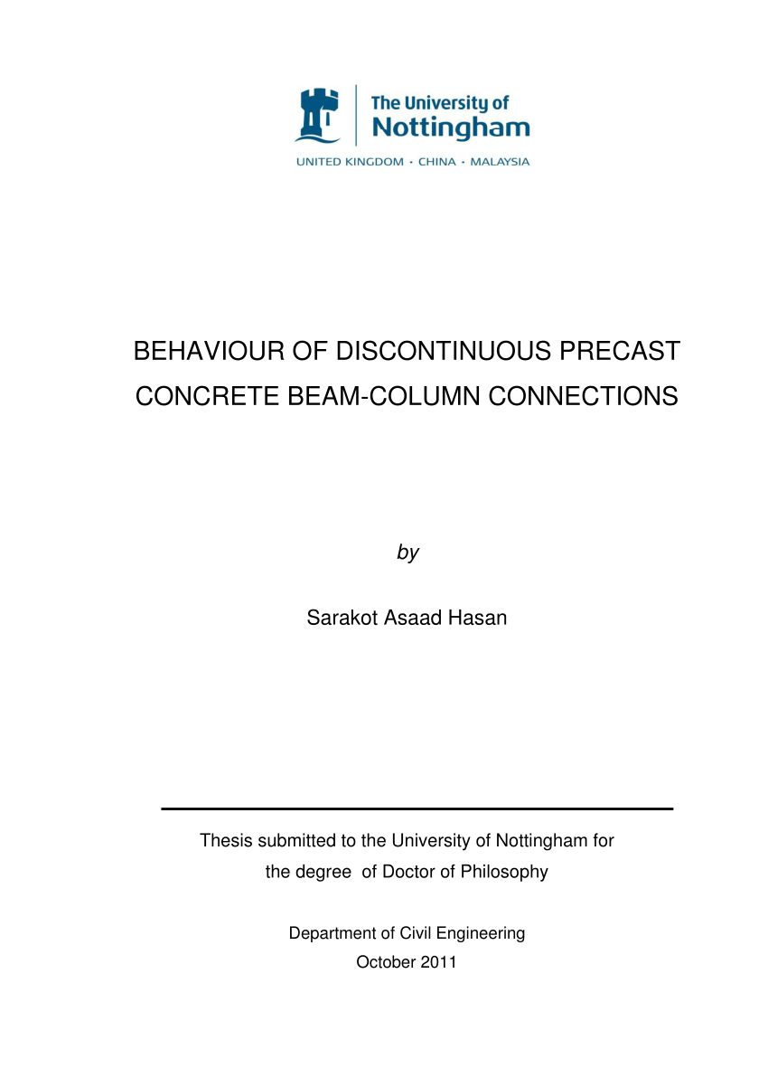 phd thesis concrete