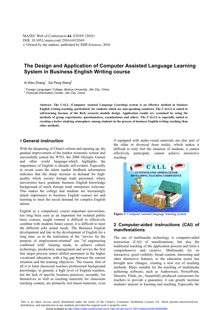 computer assisted language learning thesis