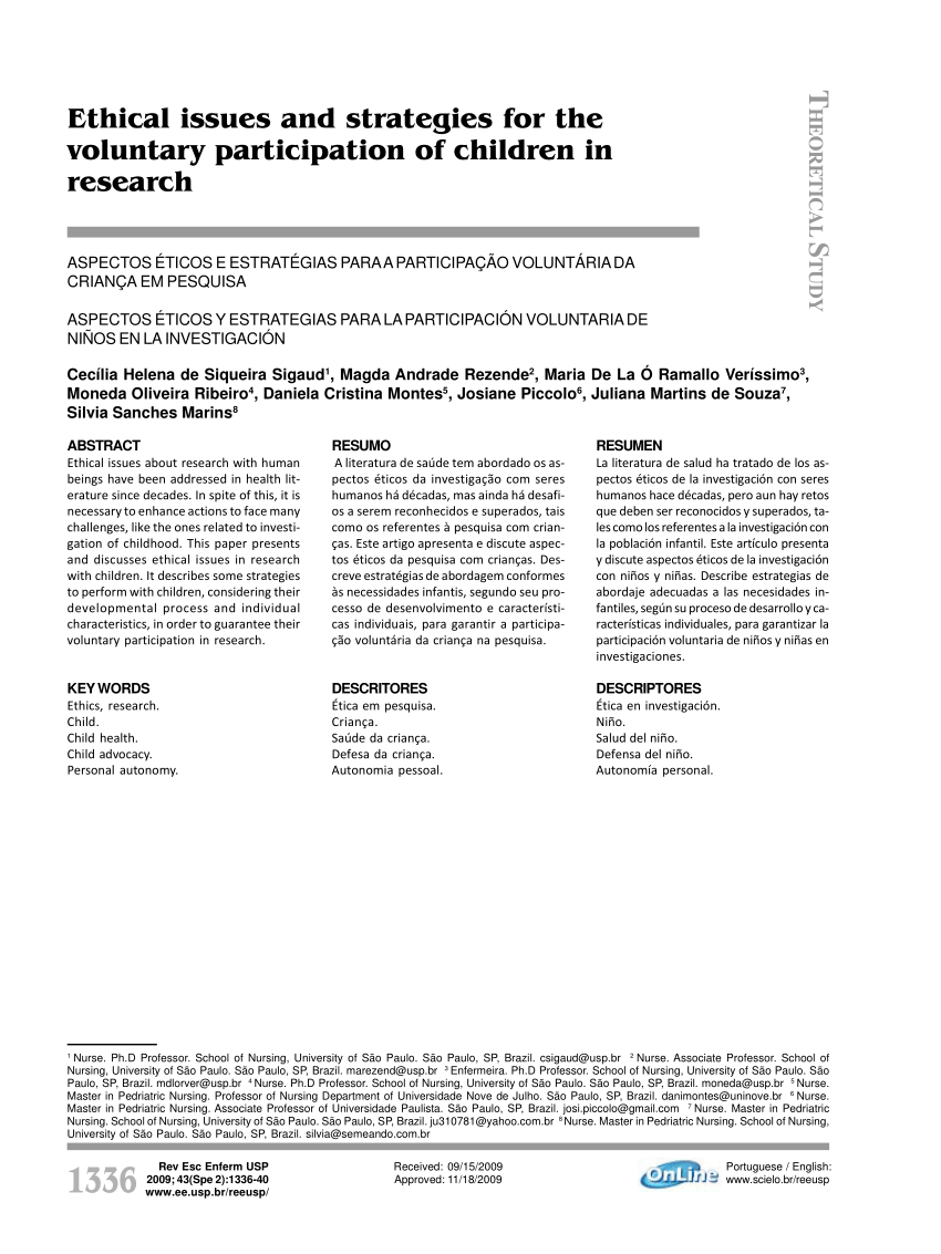 voluntary participation in research pdf
