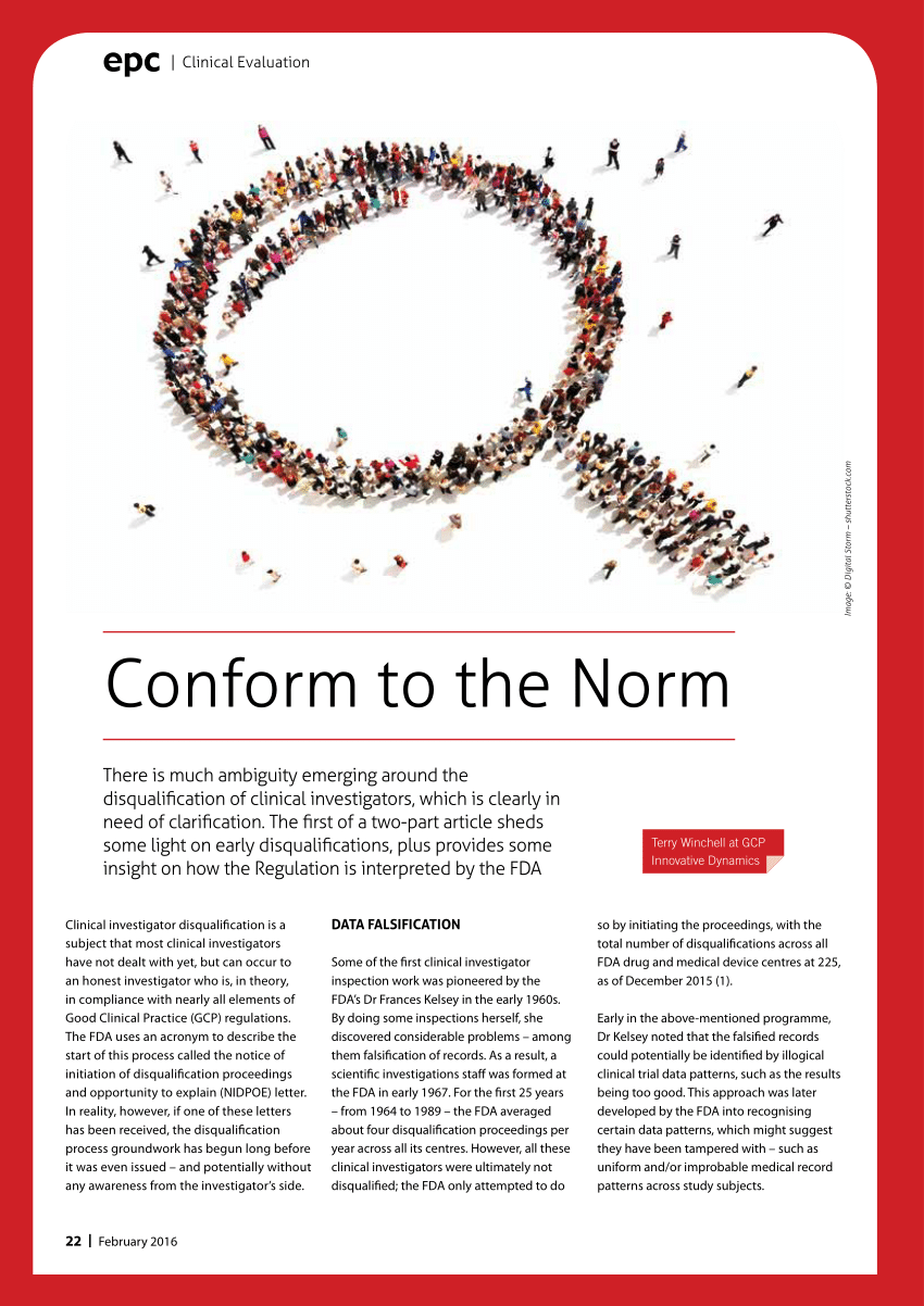 Pdf Conform To The Norm