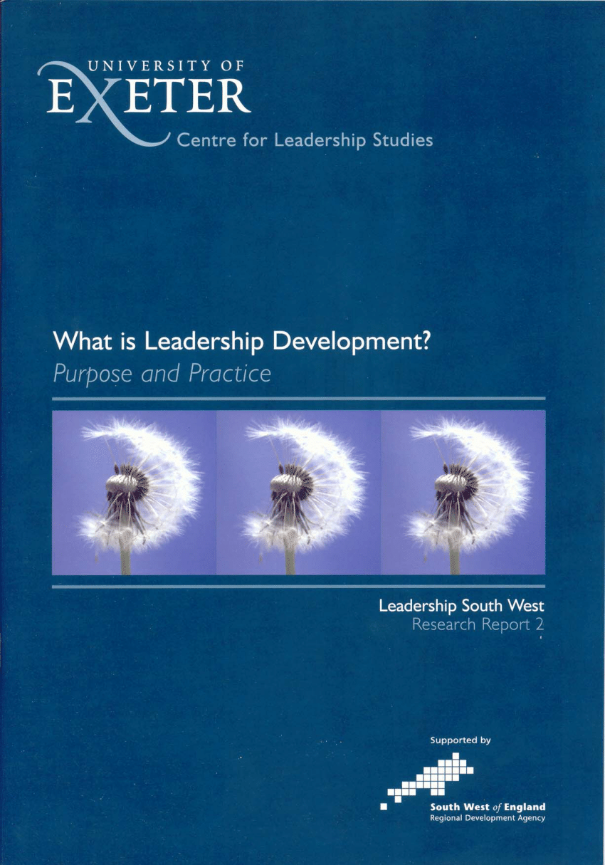 PDF) What is leadership development: purpose and practice?